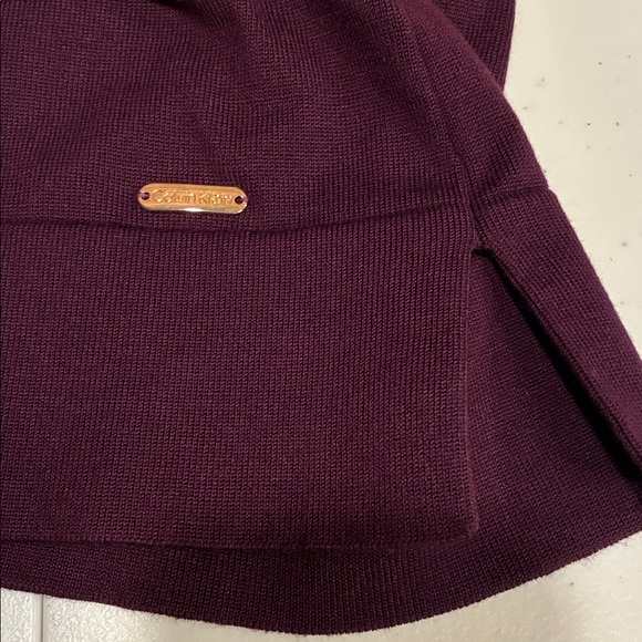 NWT 3X Calvin Klein Aubergine/Plum Turtleneck Sweater (ABBA) - Picture 9 of 16